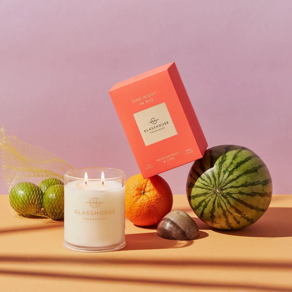 Glasshouse Fragrances ONE NIGHT IN RIO Candle 380g, view 2