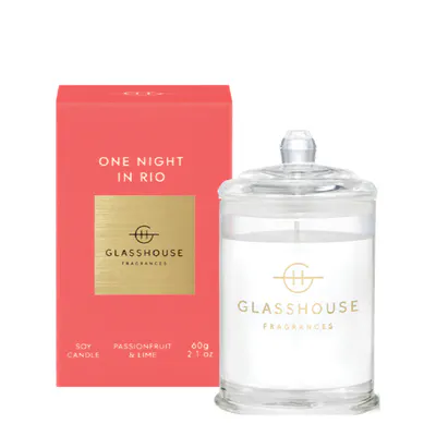 Glasshouse Fragrances ONE NIGHT IN RIO Candle 60g