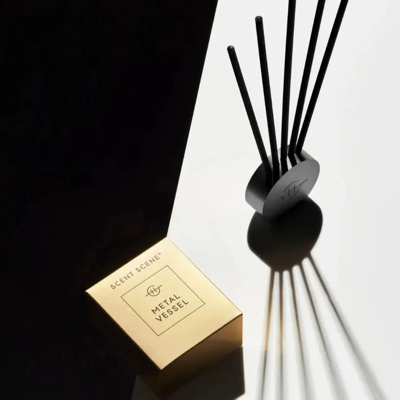 Glasshouse Fragrances Scent Scene Metal Vessel - Black, view 2