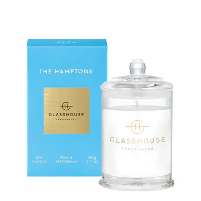 Glasshouse Fragrances THE HAMPTONS Candle 60g