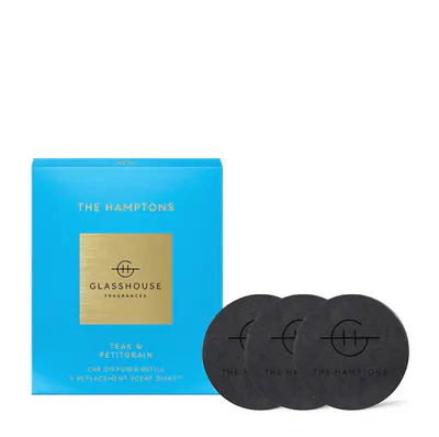 Glasshouse Fragrances THE HAMPTONS Car Diffuser Refill
