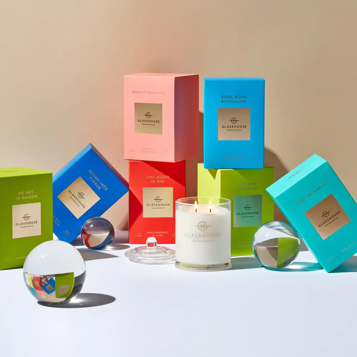 Glasshouse Fragrances WE MET IN SAIGON Candle 380g, view 2