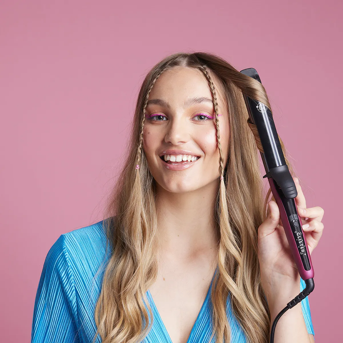 Glister Digital Clip Curler Ultra Violet 32mm, view 2