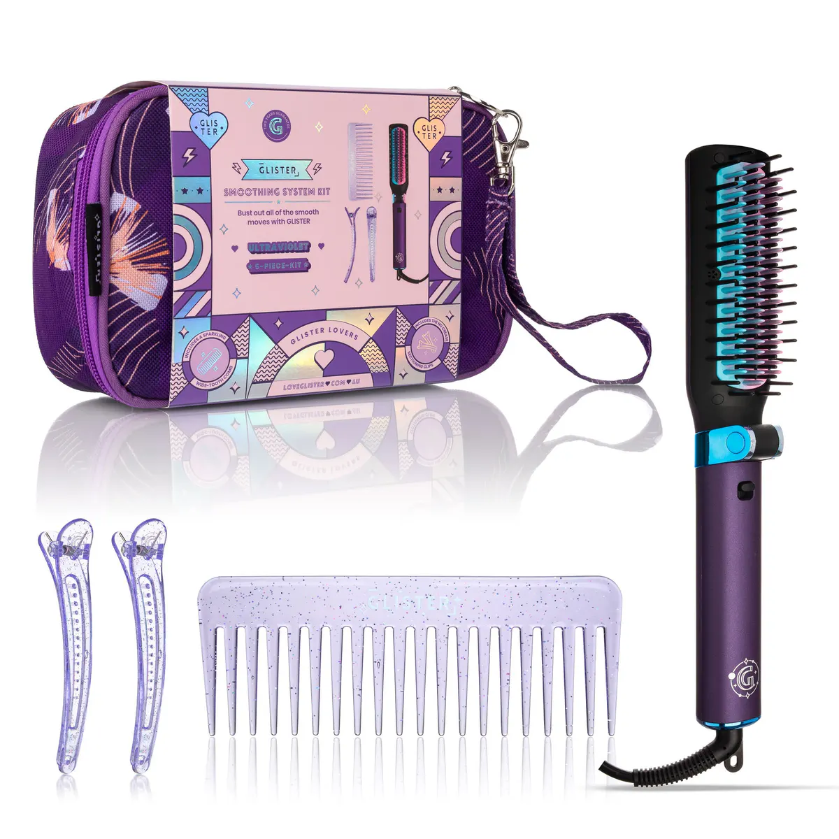 Glister Hot Smoothing Brush Ultra Violet, view 3