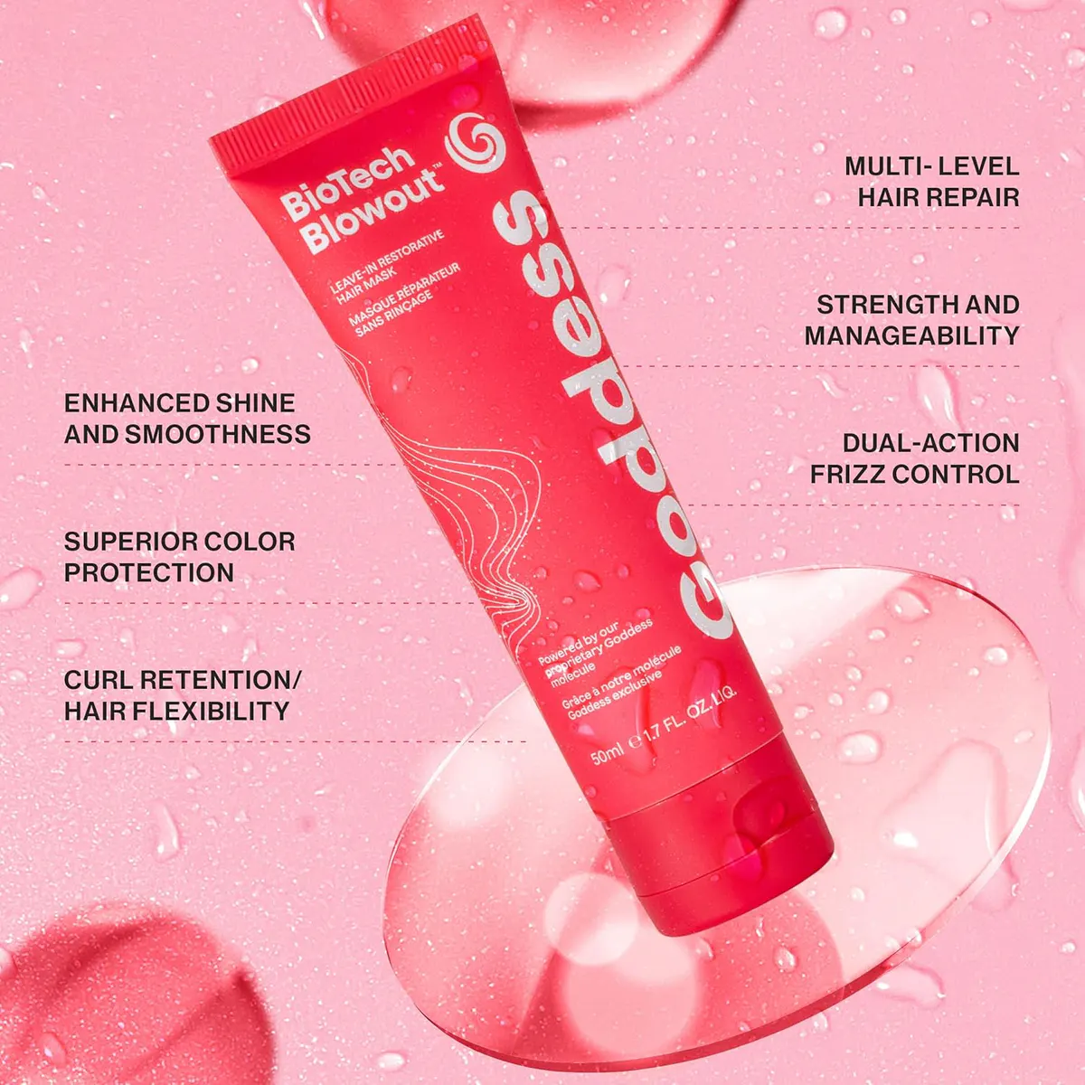 Goddess Maintenance Company BioTech Blowout Leave-In Restorative Hair Mask 50ml, view 2