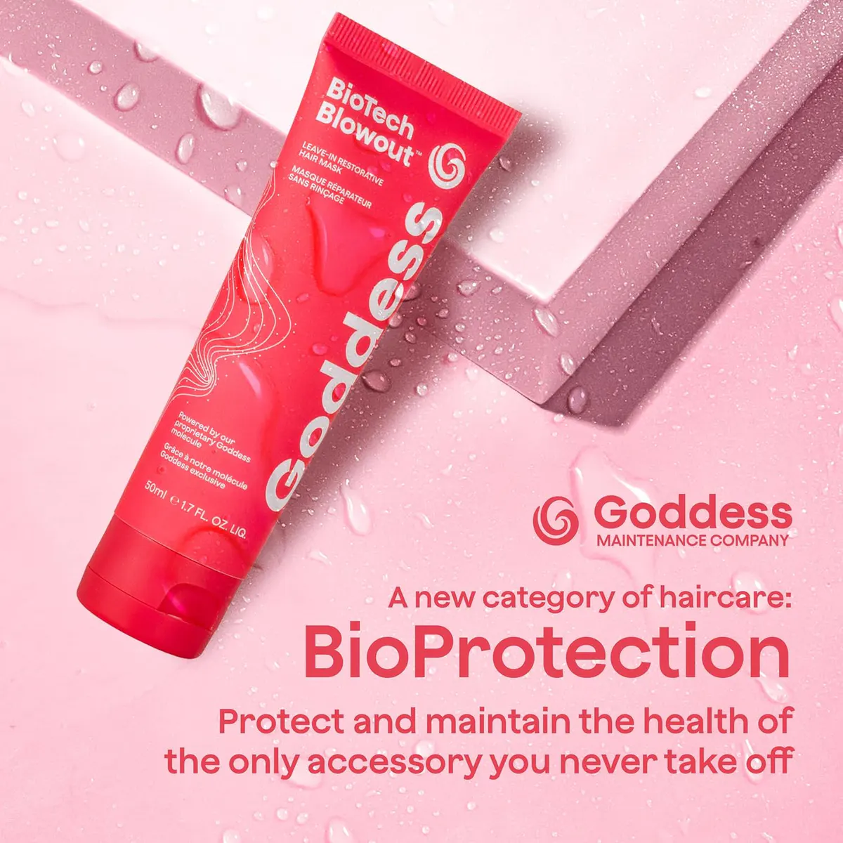 Goddess Maintenance Company BioTech Blowout Leave-In Restorative Hair Mask 50ml, view 5