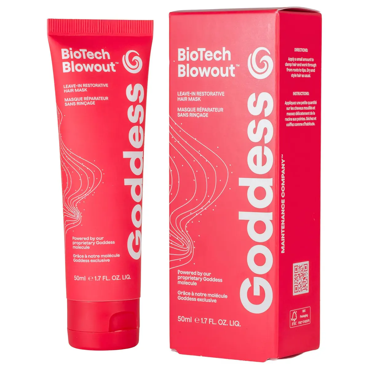 Goddess Maintenance Company BioTech Blowout Leave-In Restorative Hair Mask 50ml, view 6