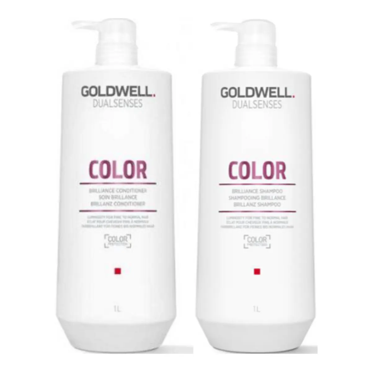 Goldwell Dualsenses Color 1 Litre Shampoo and Conditioner Bundle