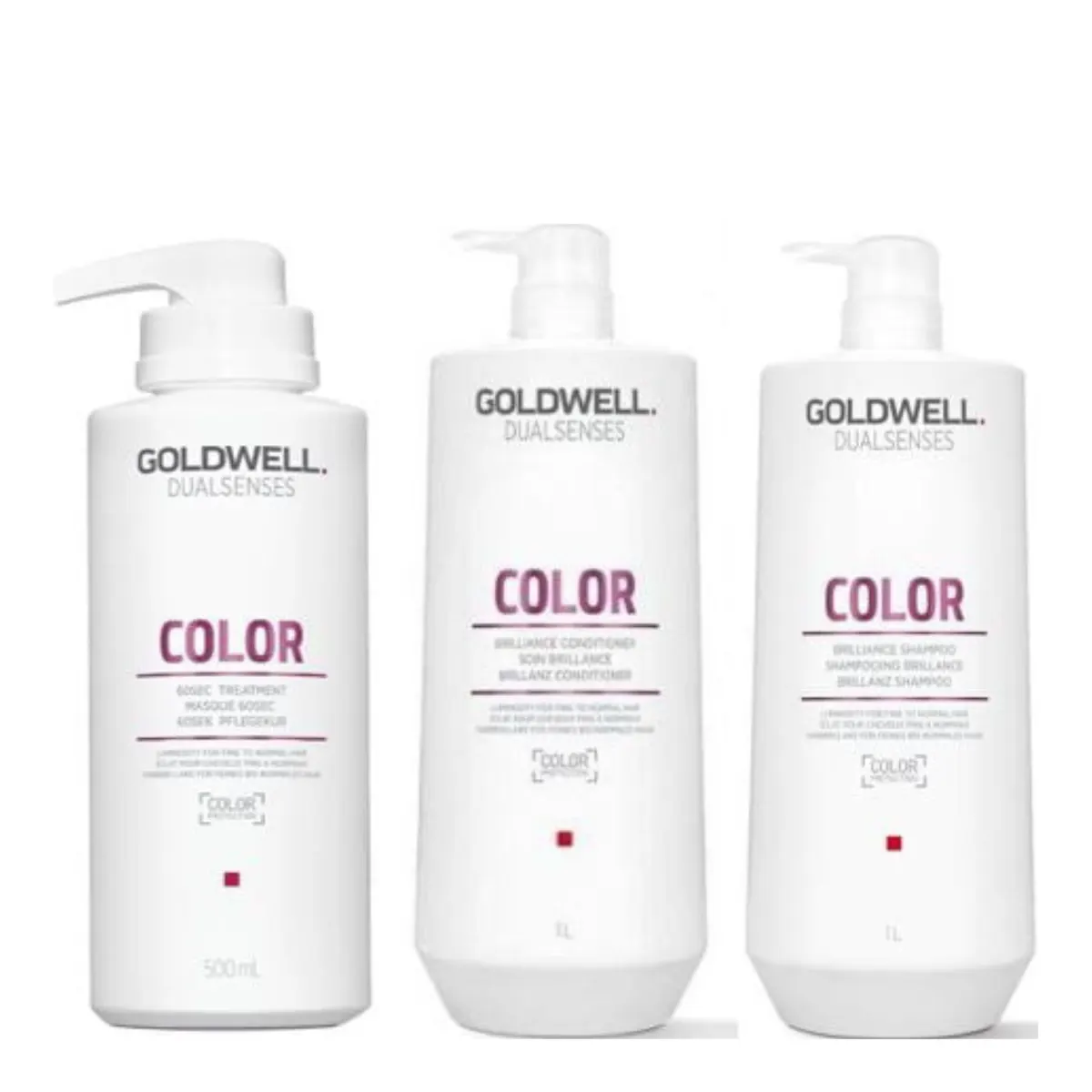 Goldwell Dualsenses Color Brilliance Big Bottle Trio Bundle