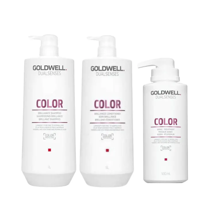 Goldwell Dualsenses Color Brilliance Big Bottle Trio Bundle, view 5