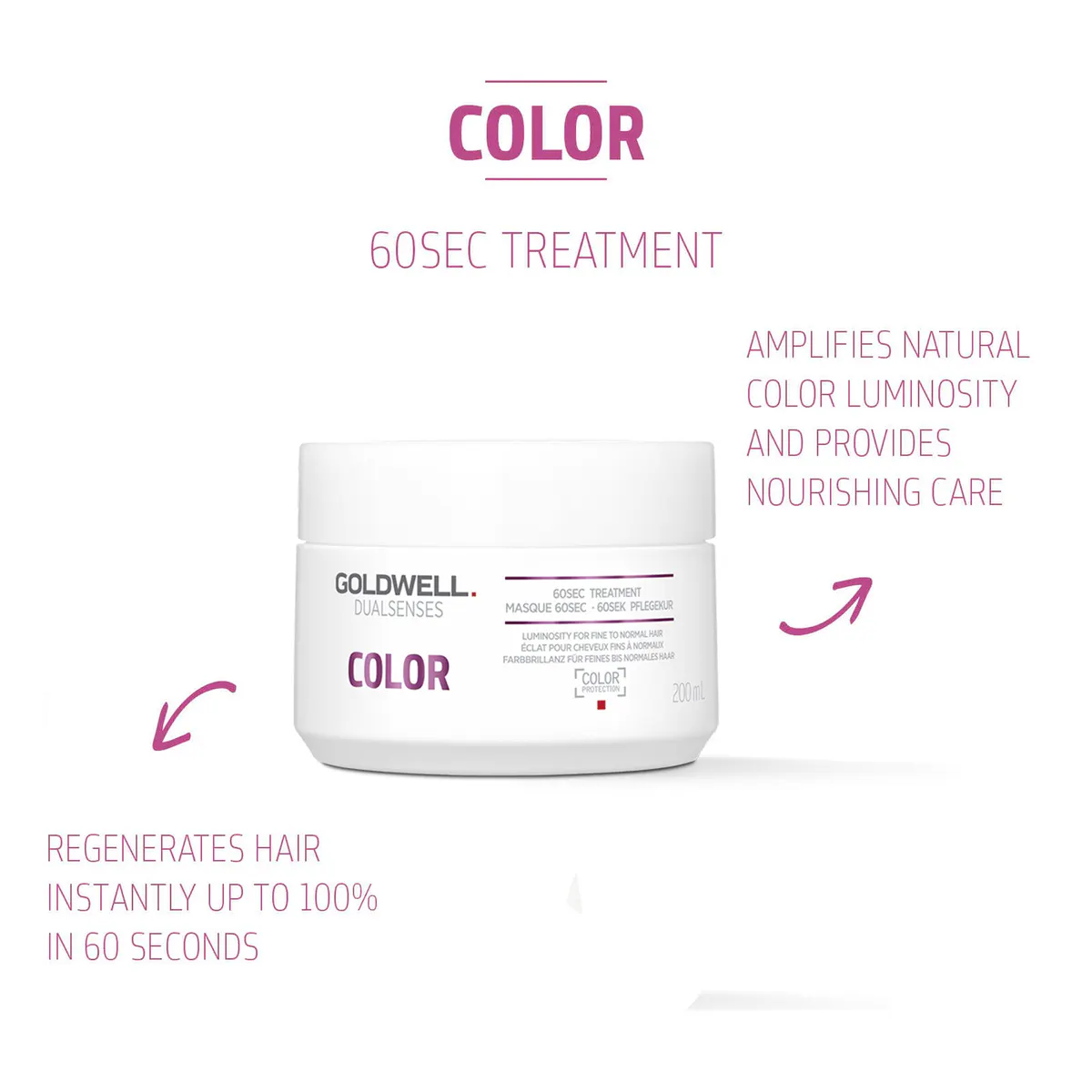 Goldwell Dualsenses Color Brilliance 60 Second Treatment 200ml, view 3