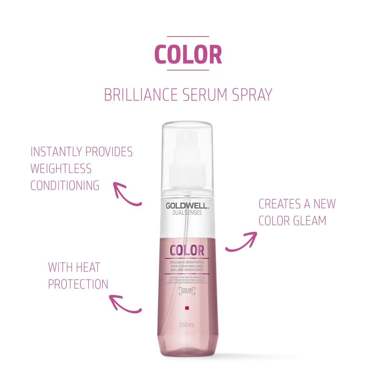 Goldwell Dualsenses Color Brilliance Serum Spray 150ml, view 3