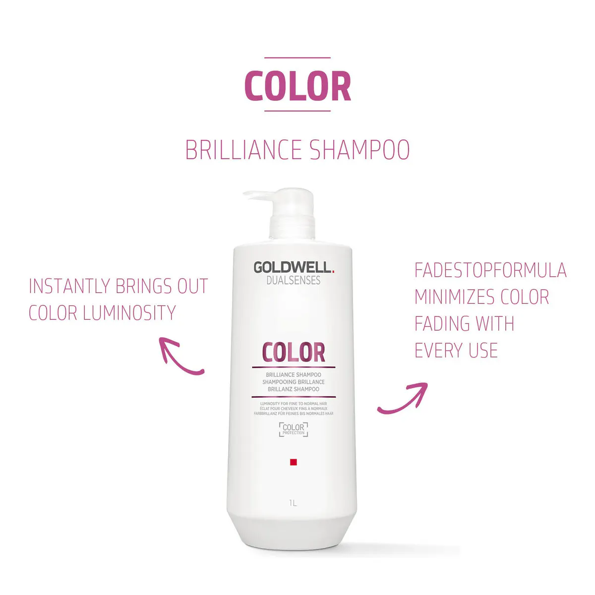 Goldwell Dualsenses Color Brilliance Shampoo 1000ml, view 3