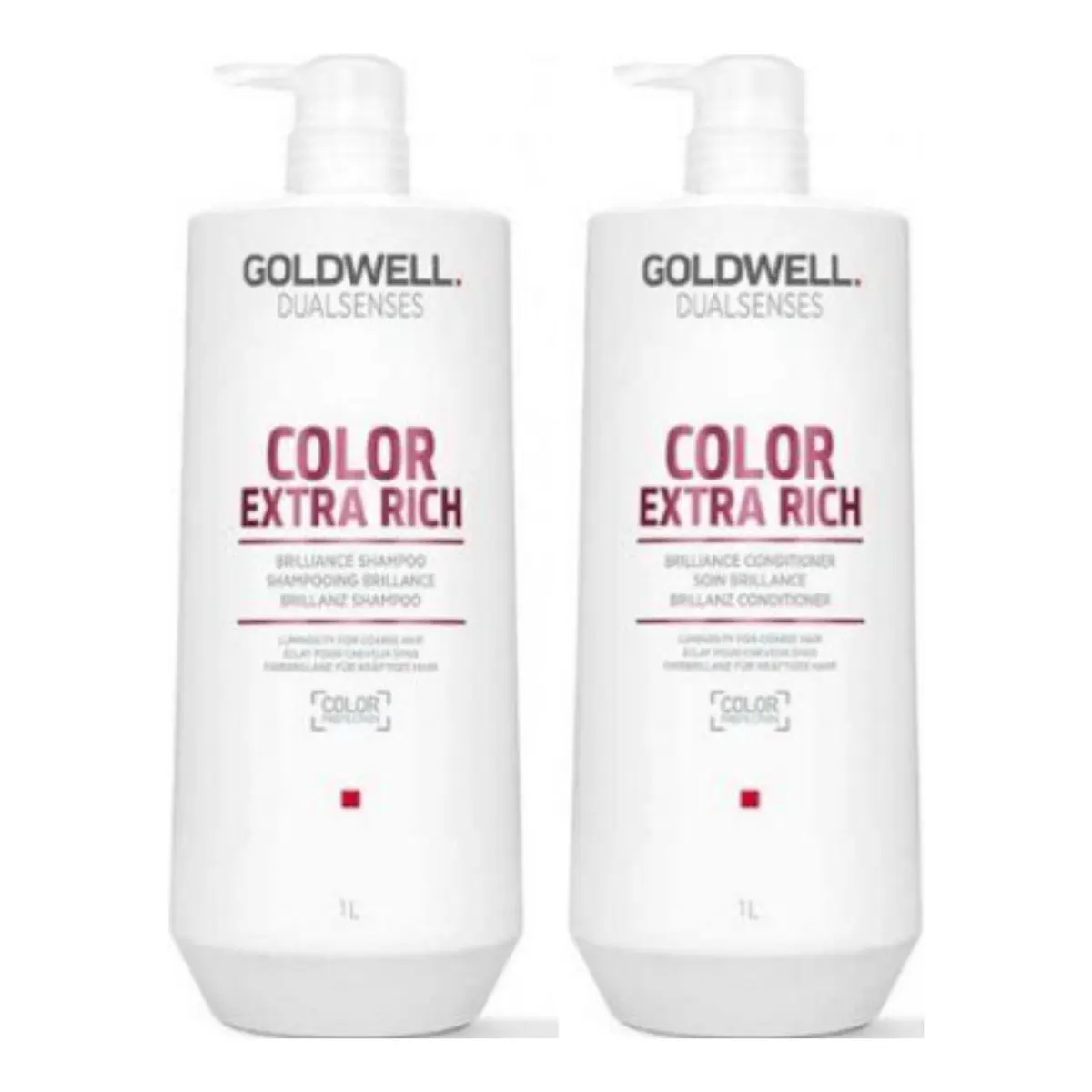 Goldwell Dualsenses Color Extra Rich 1 Litre Shampoo and Conditioner Bundle