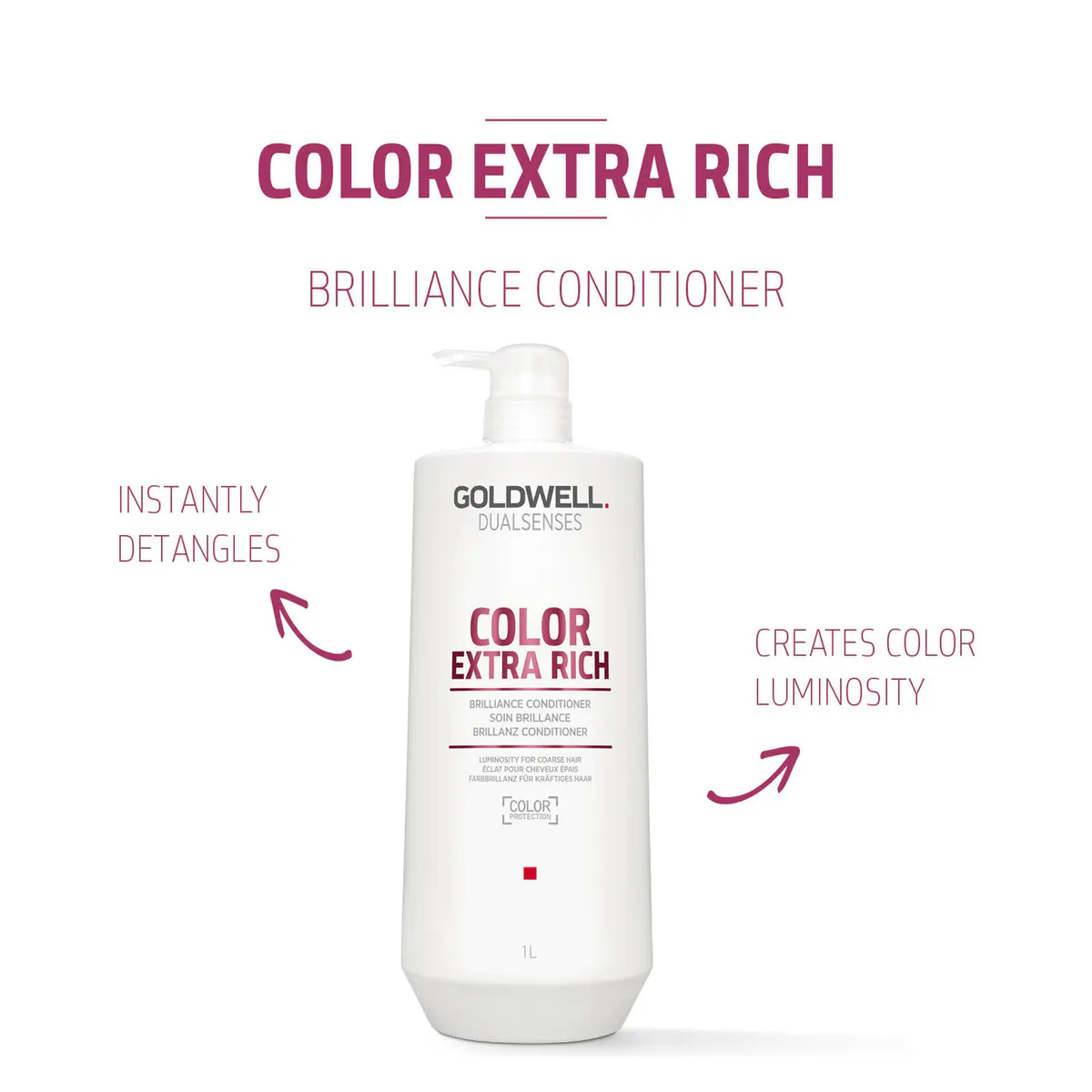 Goldwell Dualsenses Color Extra Rich Brilliance Conditioner 1000ml, view 4
