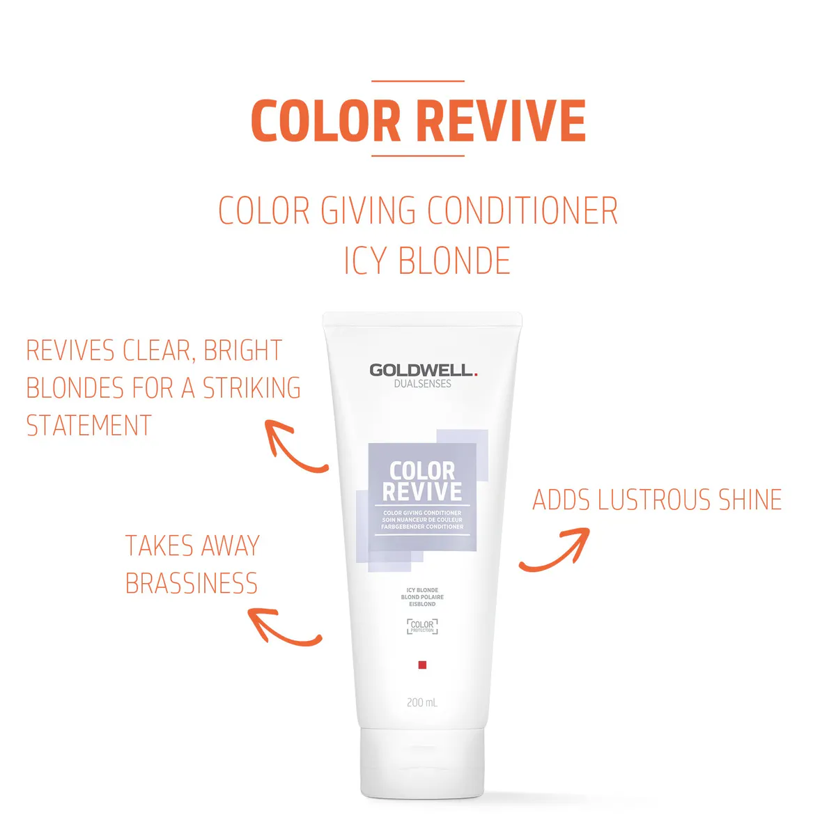 Goldwell Dualsenses Color Revive Conditioner - Icy Blonde 200ml, view 3