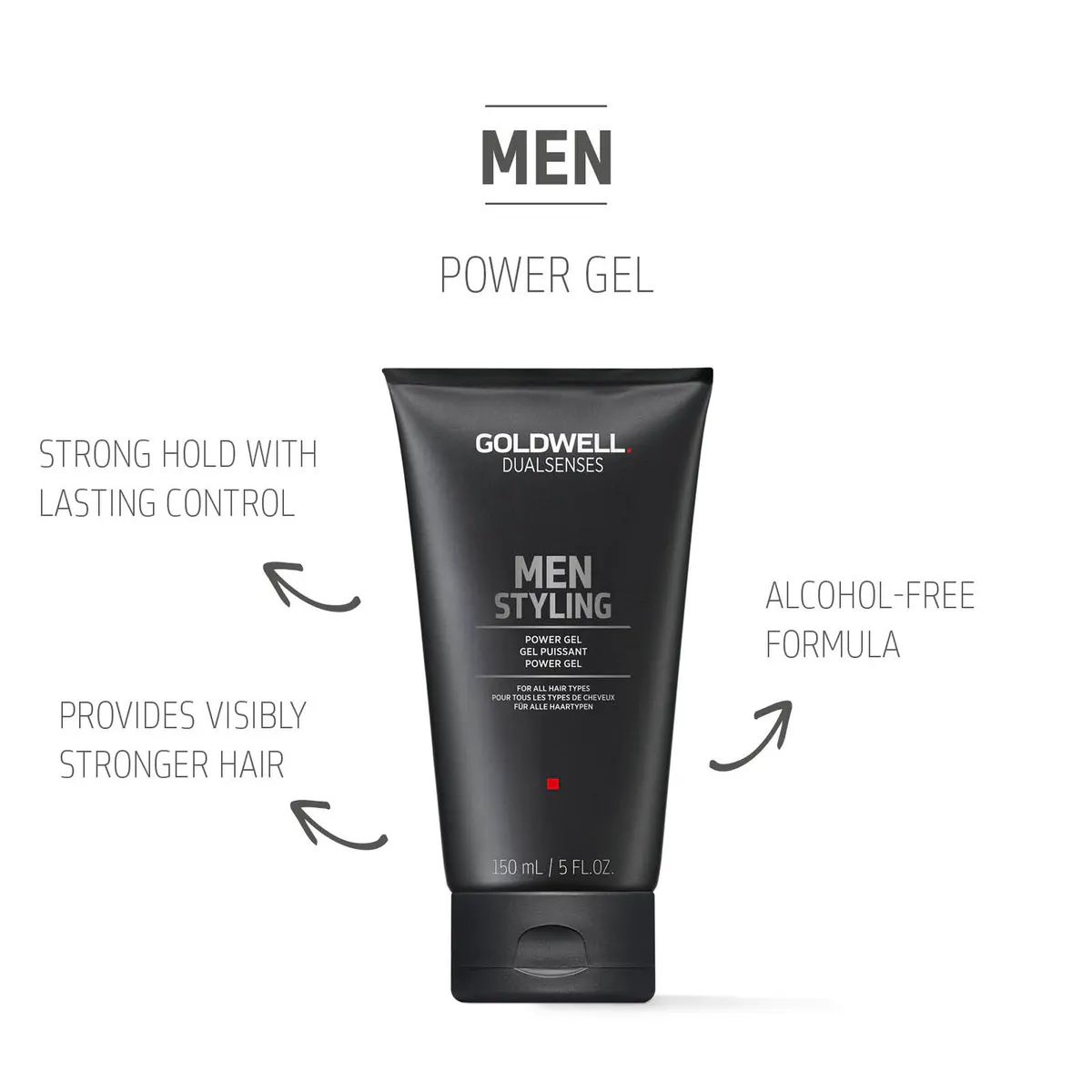 Goldwell Dualsenses Men Power Gel 150ml, view 3
