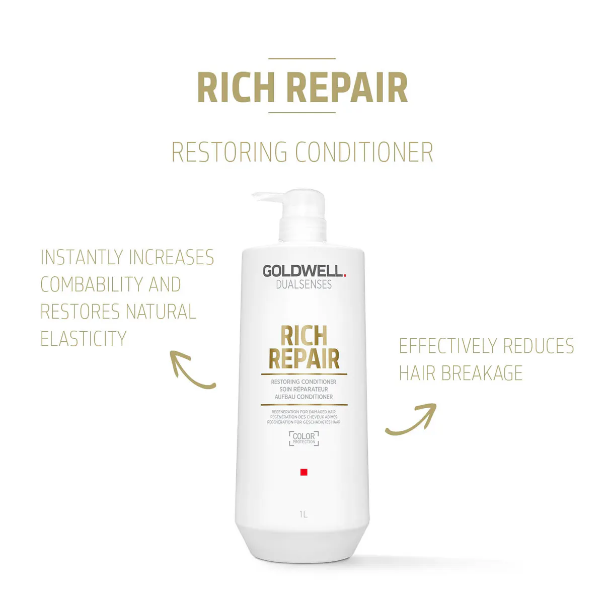 Goldwell Dualsenses Rich Repair Restoring Conditioner 1000ml, view 3