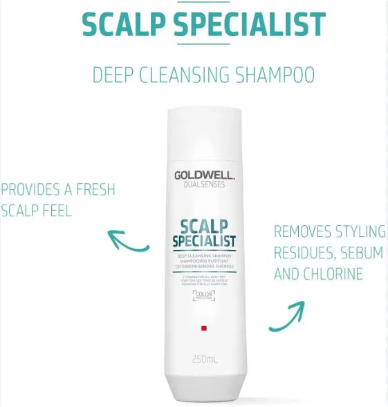 Goldwell Dualsenses Scalp Specialist Deep Cleansing Shampoo 250ml, view 3