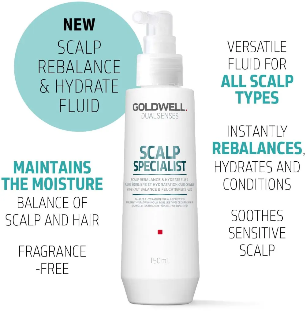 Goldwell Dualsenses Scalp Specialist Rebalance & Hydrate Fluid 150ml, view 3