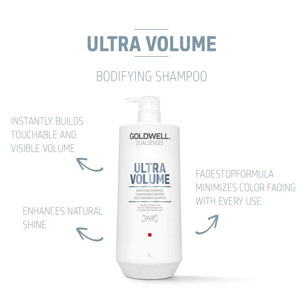 Goldwell Dualsenses Ultra Volume Bodifying Shampoo 1000ml, view 3