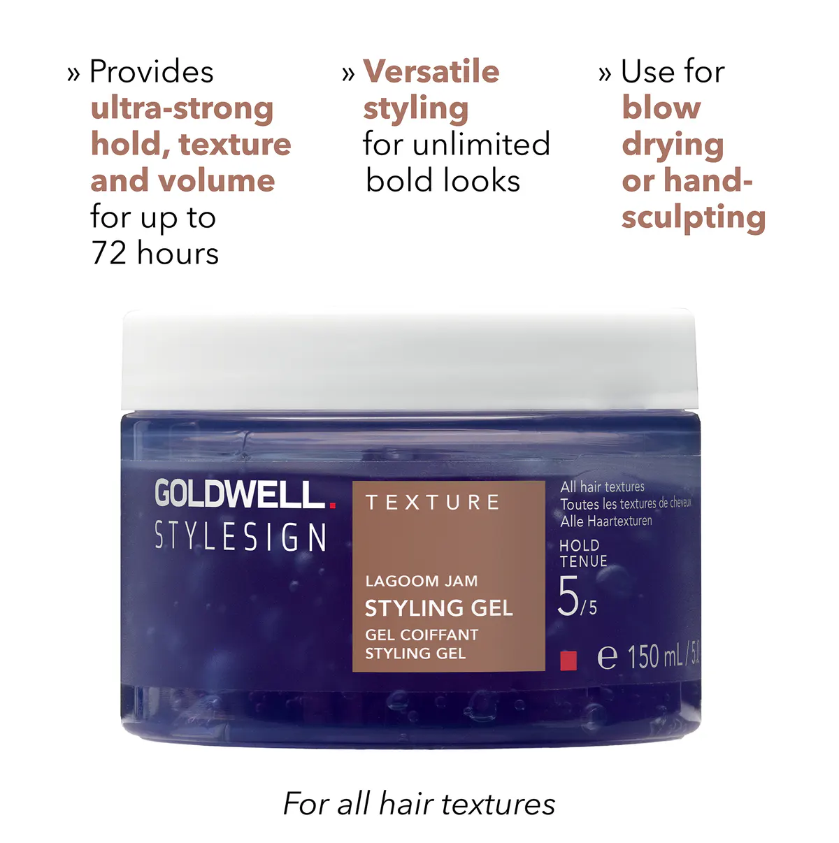 Goldwell StyleSign Styling Gel Lagoom Jam 150ml, view 3