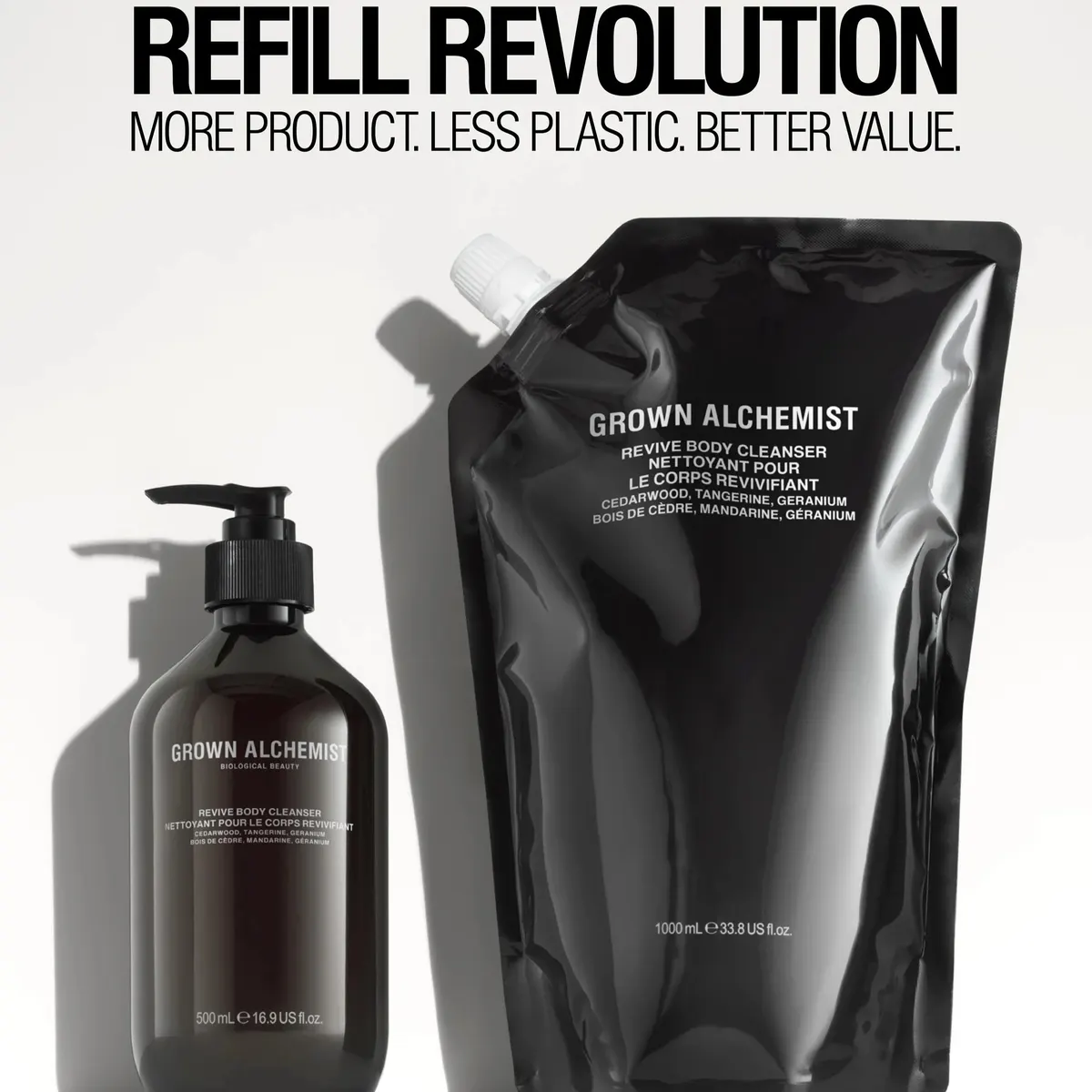 Grown Alchemist Revive Body Cleanser Refill Bundle, view 3
