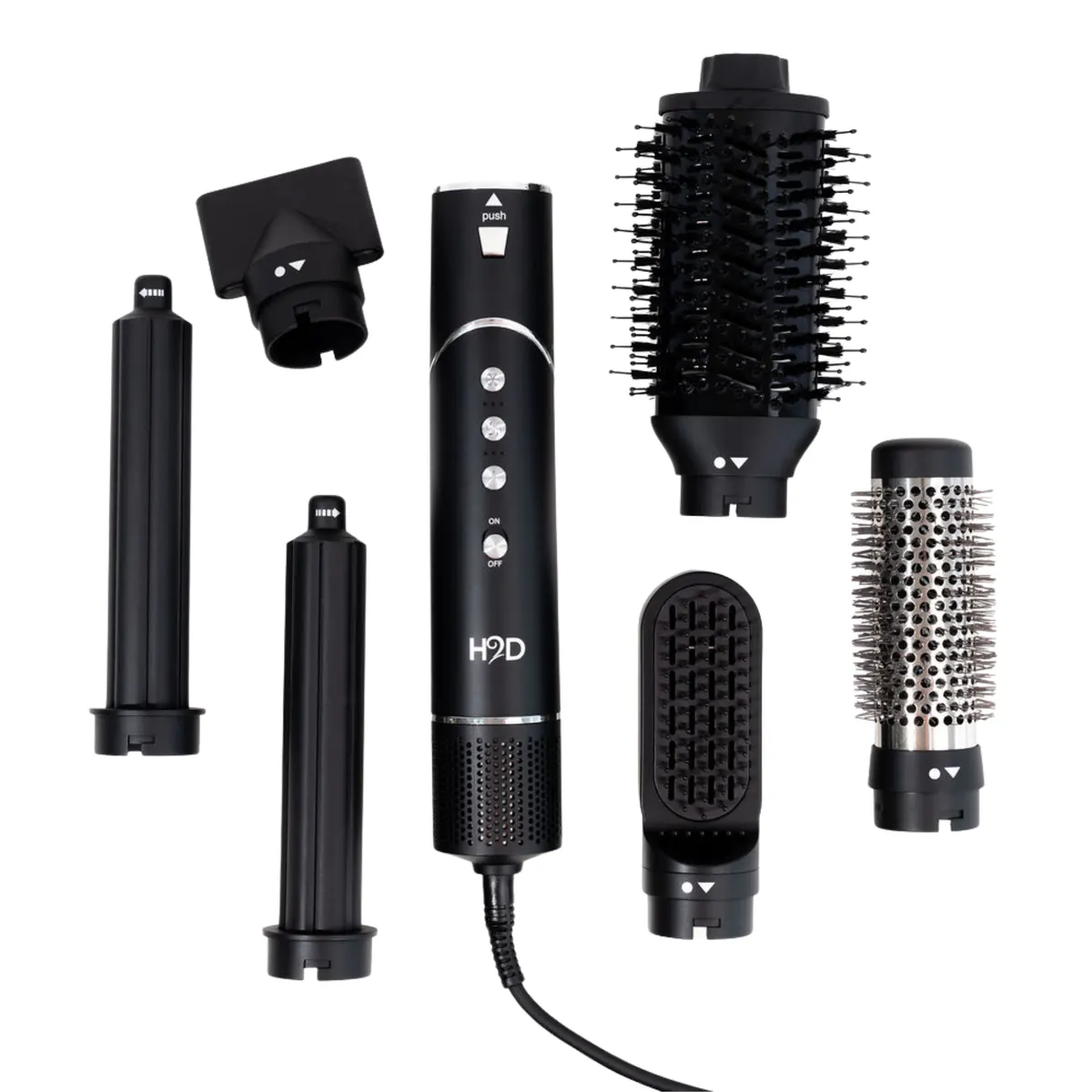 H2D 6-in-1 Ultra Styler Matte Black
