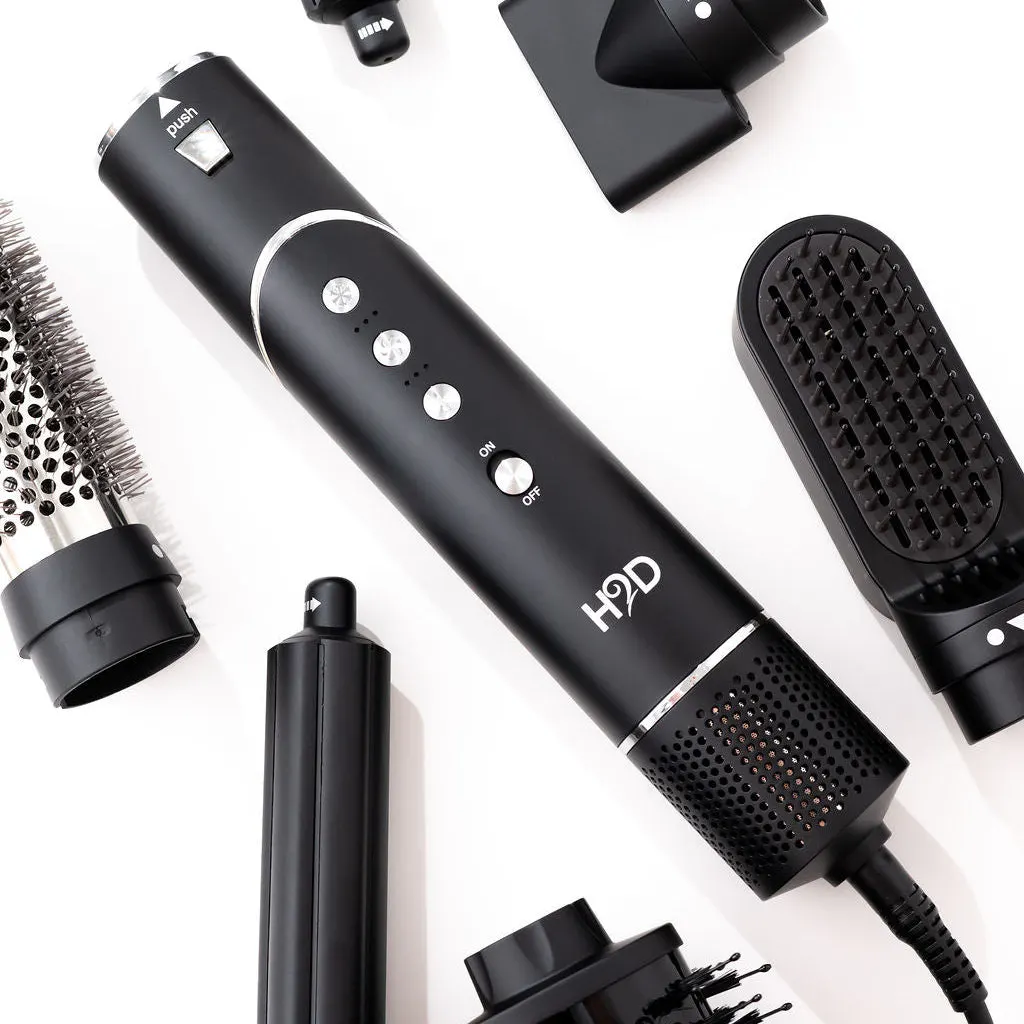 H2D 6-in-1 Ultra Styler Matte Black, view 3