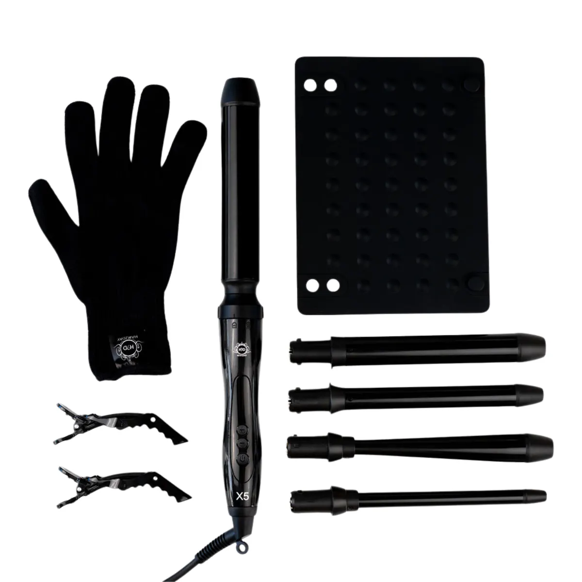 H2D Black X5 Professional Curling Wand, view 2