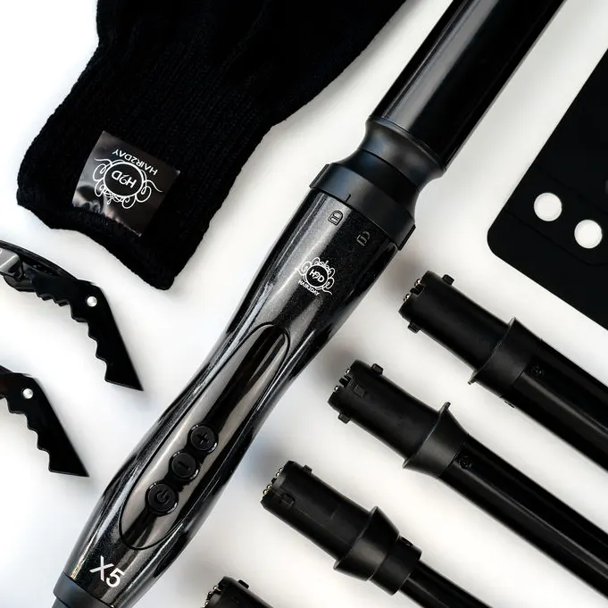H2D Black X5 Professional Curling Wand, view 3