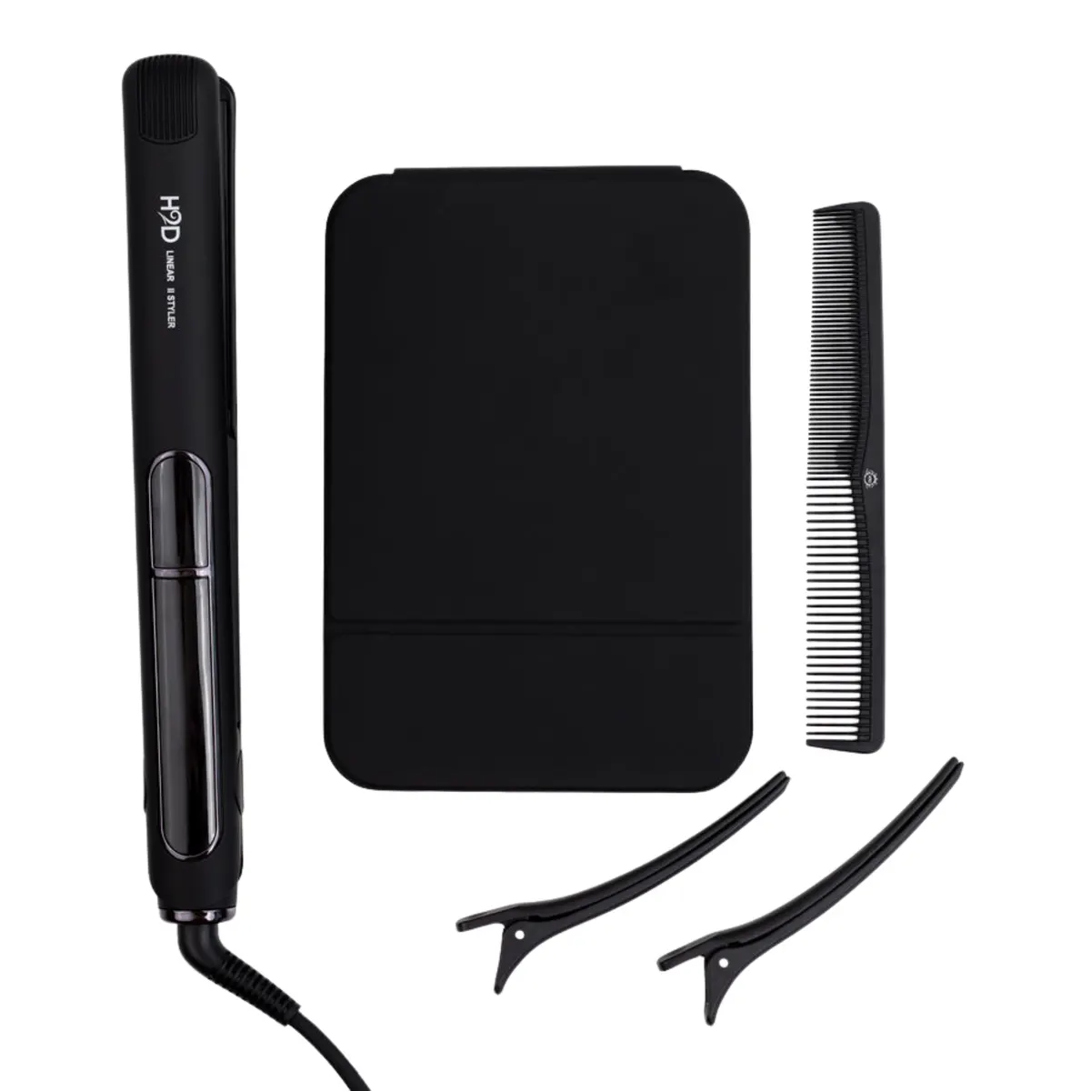 H2D Linear 11 Matt Black Hair Straightener, view 2