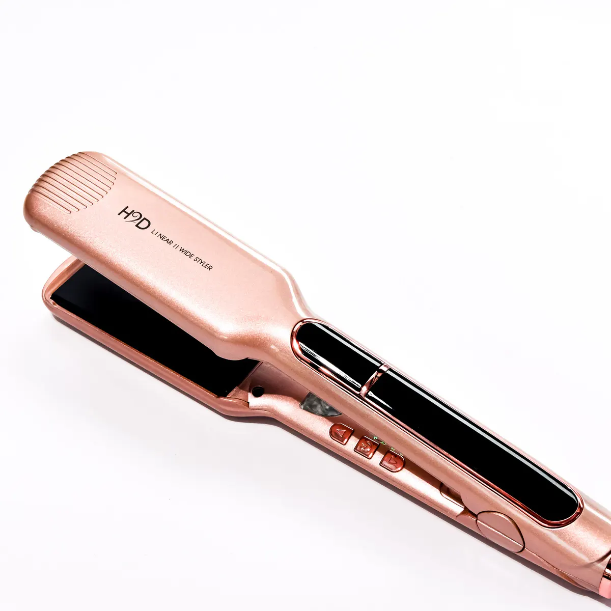 H2D Linear 11 Rose Gold Wide Hair Straightener, view 5