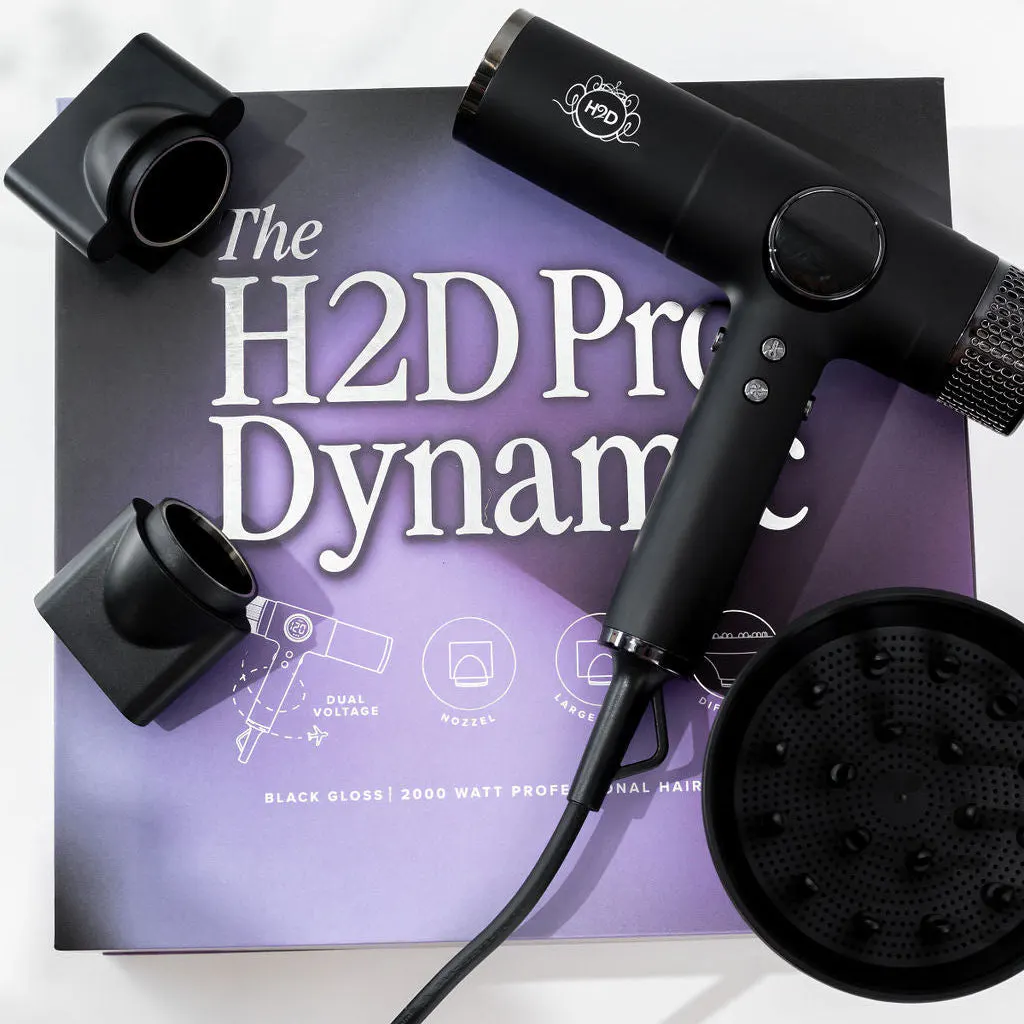 H2D Pro Dynamic Hair Dryer Black, view 5