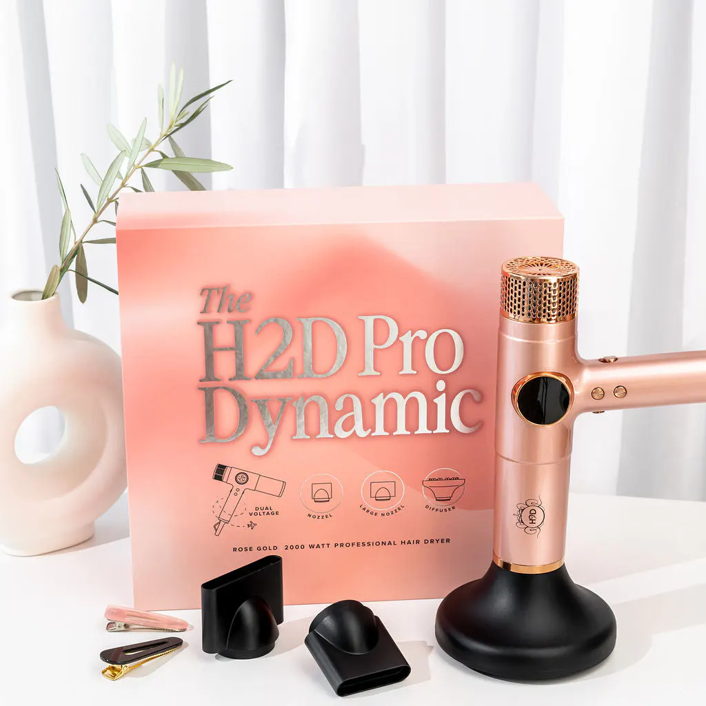 H2D Pro Dynamic Hair Dryer Rose Gold, view 2