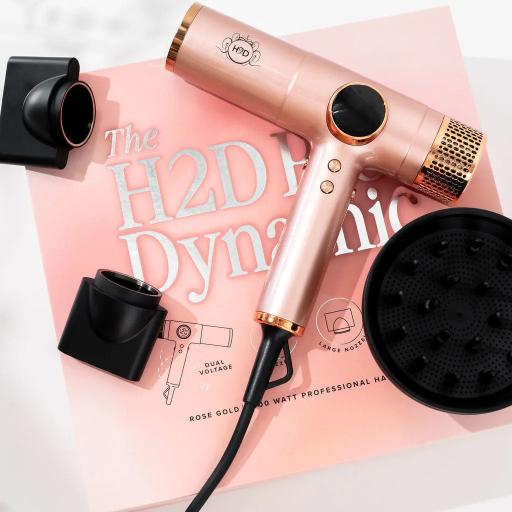 H2D Pro Dynamic Hair Dryer Rose Gold, view 5