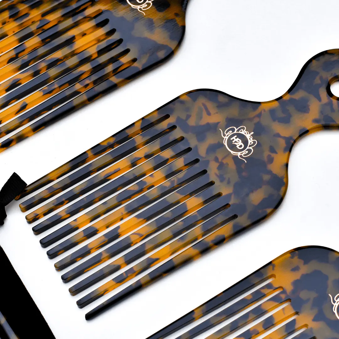 H2D Resin Afro Comb, view 2