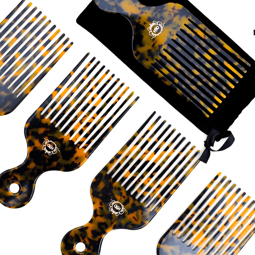H2D Resin Afro Comb, view 3