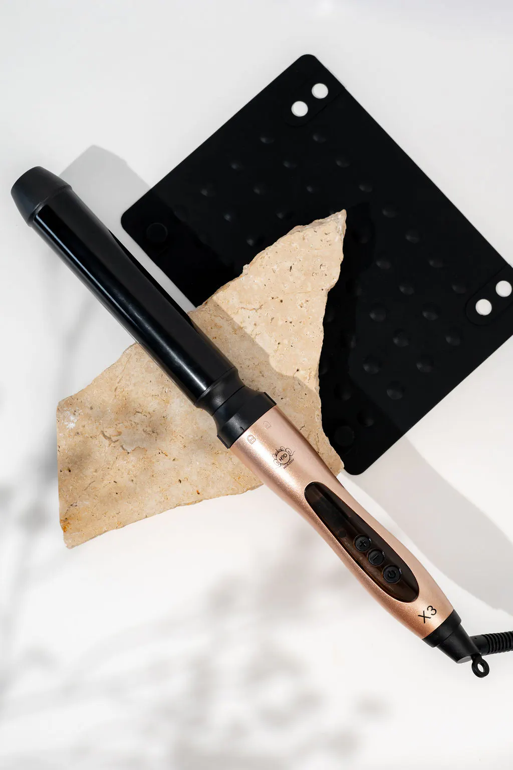 H2D Rose Gold X3 Professional Curling Wand, view 5