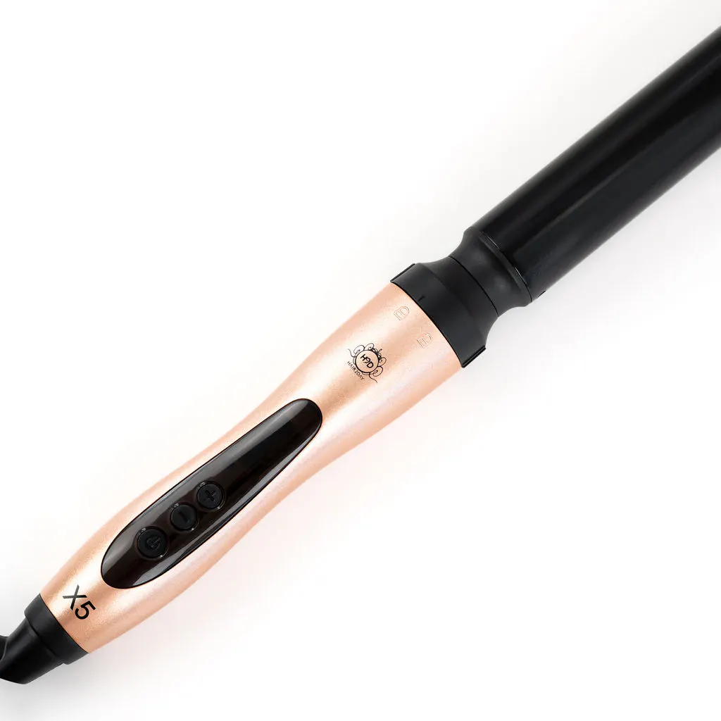 H2D Rose Gold X5 Professional Curling Wand, view 6