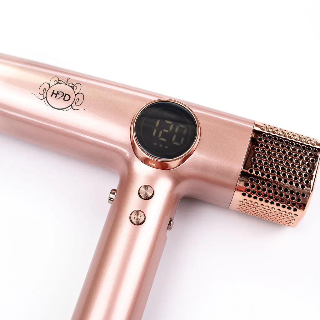 H2D Xtreme Four In One Hair Dryer + Styler - Rose Gold, view 3