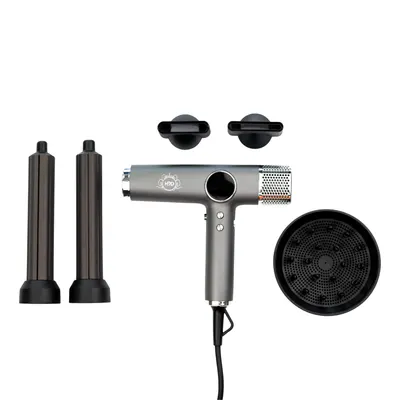 H2D Xtreme Four In One Hair Dryer + Styler - Space Grey