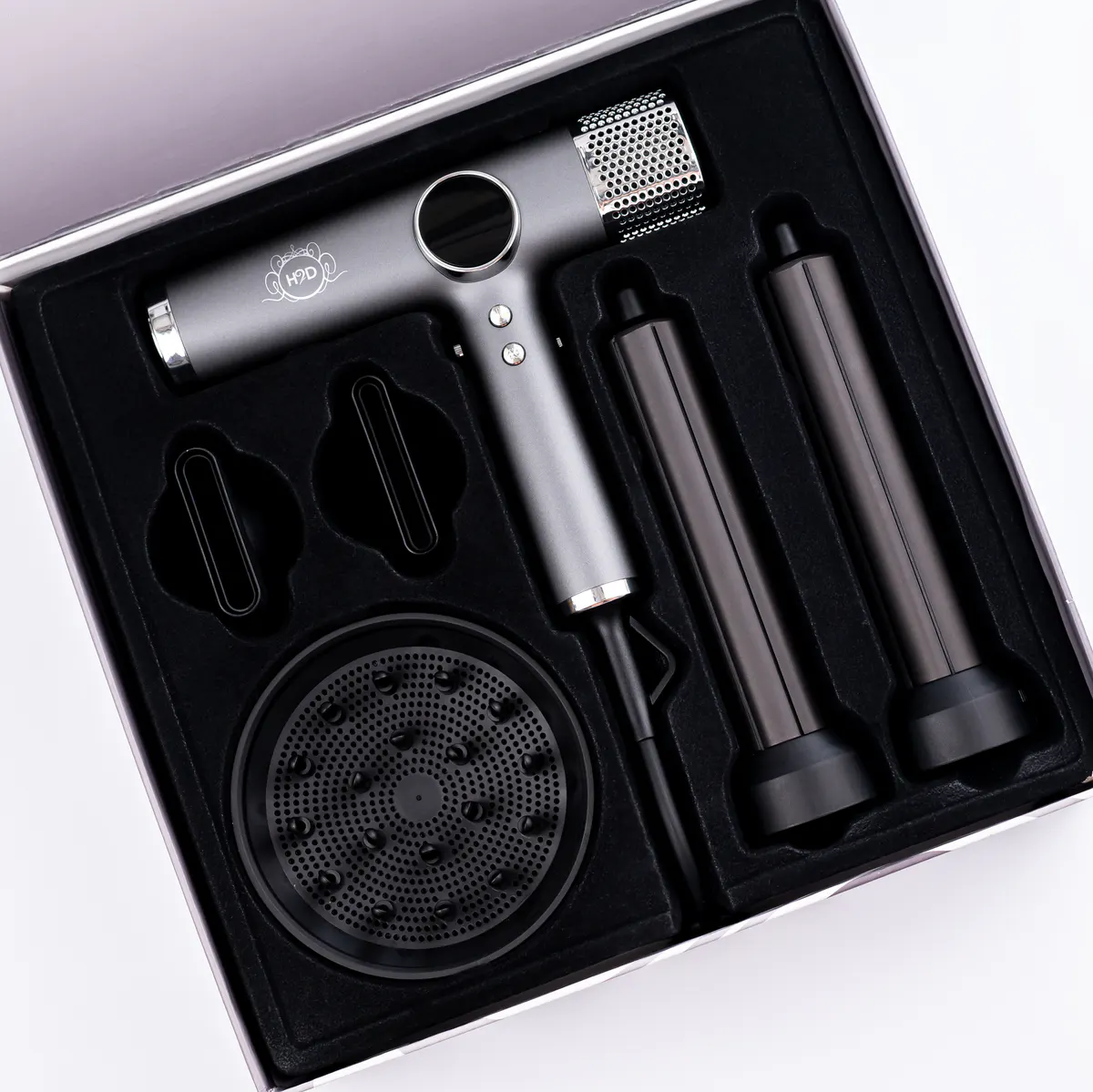 H2D Xtreme Four In One Hair Dryer + Styler - Space Grey, view 5
