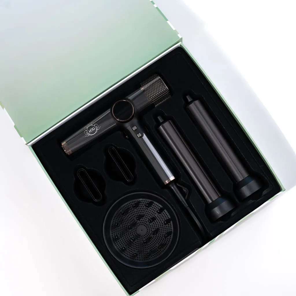 H2D Xtreme Four In One Hair Dryer + Styler - Black, view 5