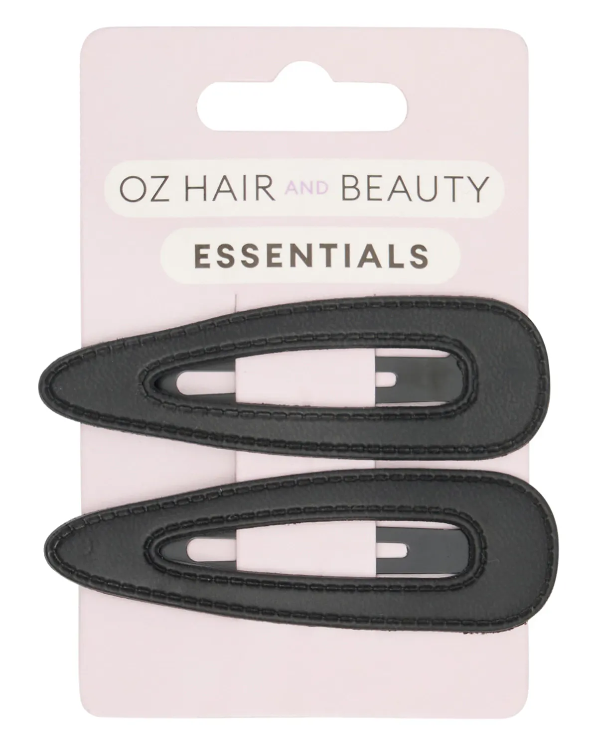 Oz Essentials Hair Clip 2 Pack - Black, view 2