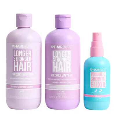 Hairburst Curly & Wavy Hair Trio Bundle