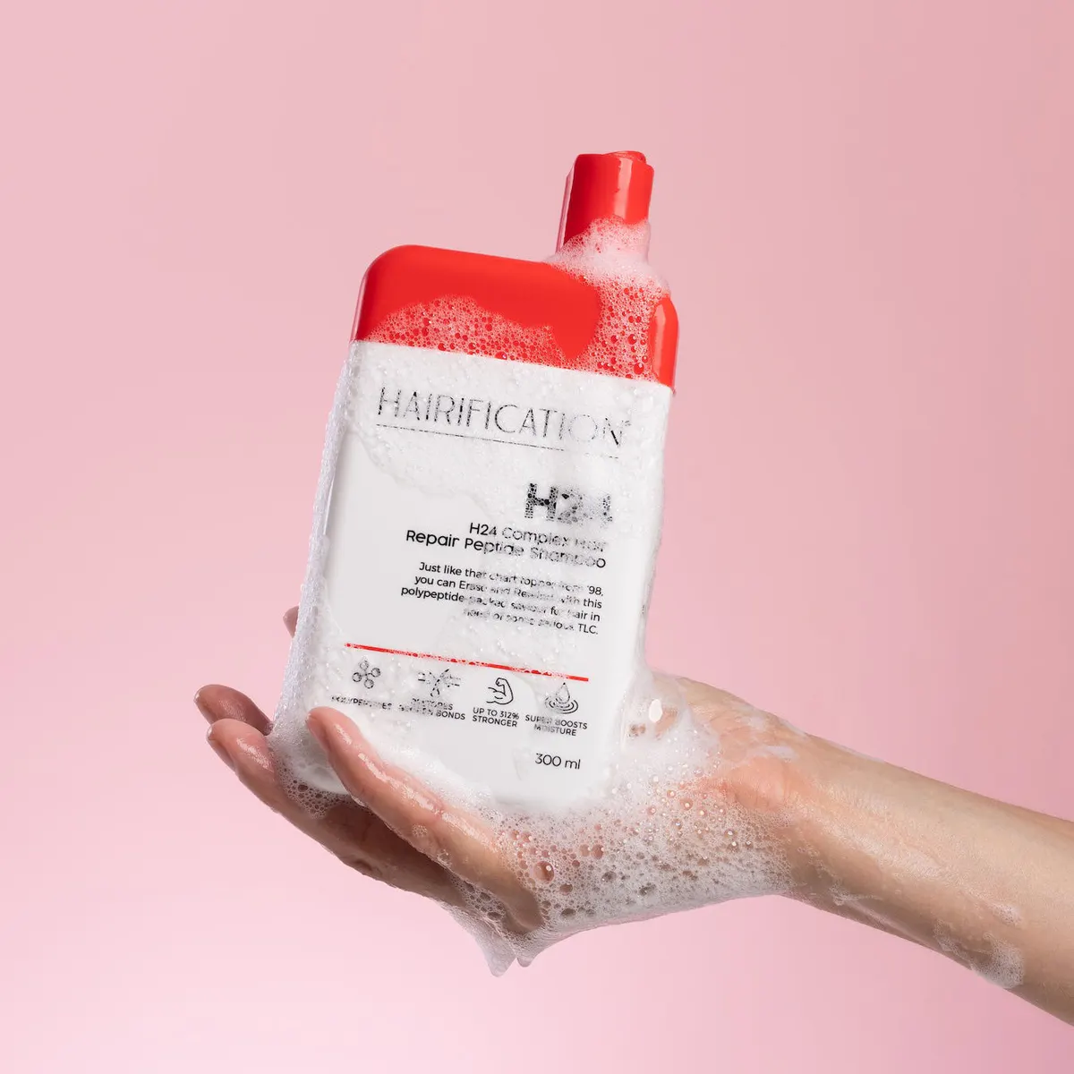 Hairification H24 Complex Hair Repair Peptide Shampoo 300ml, view 2
