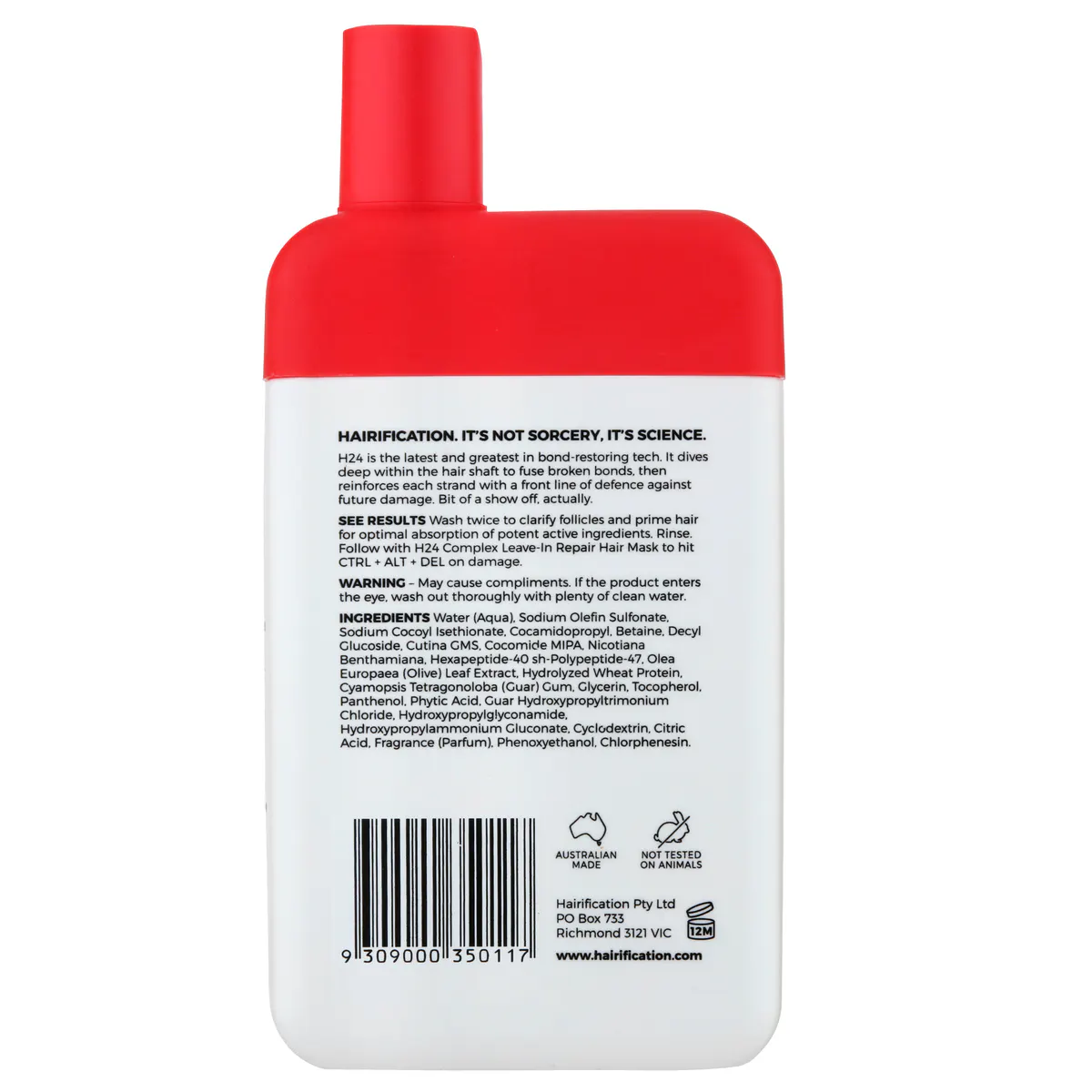 Hairification H24 Complex Hair Repair Peptide Shampoo 300ml, view 6