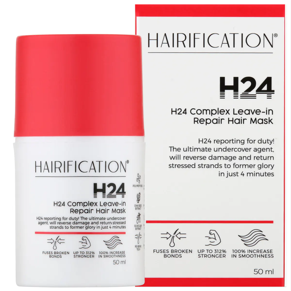 Hairification H24 Complex Leave-In Repair Mask 50ml, view 3