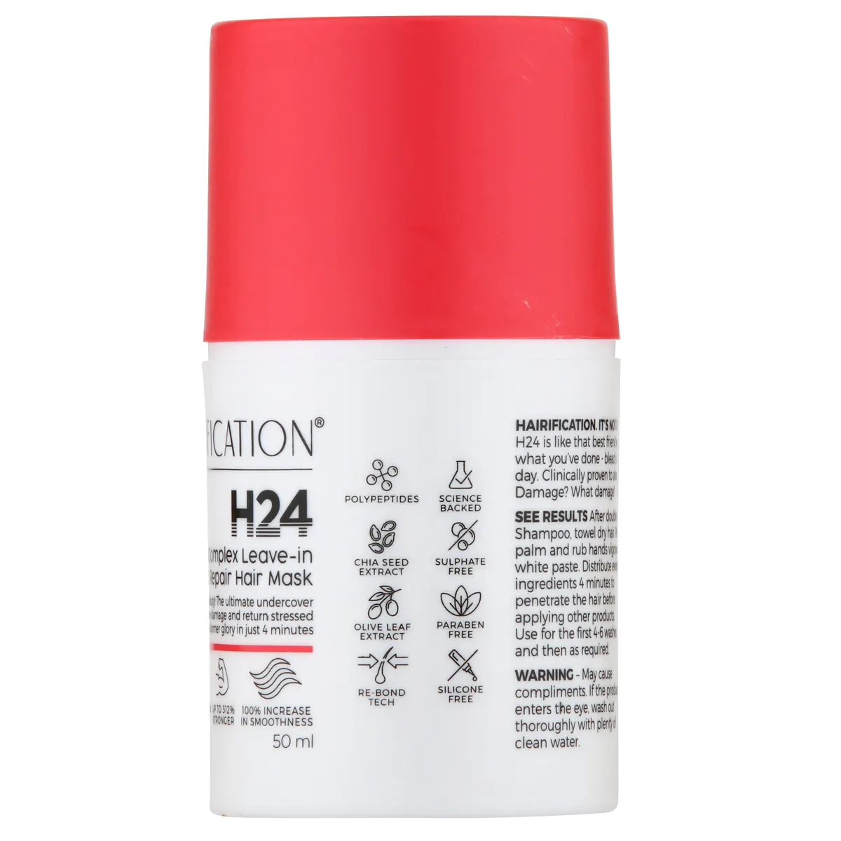 Hairification H24 Complex Leave-In Repair Mask 50ml, view 4